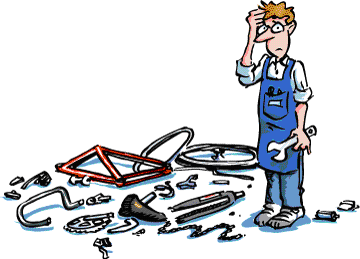 Cycle Repairman Clipart